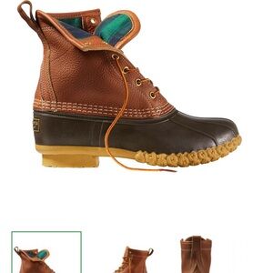 L.L. Bean Women's Bean Boots, 8" Flannel-Lined Insulated